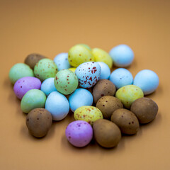 variety of easter eggs