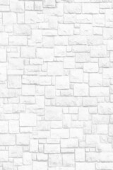 White brick wall. Grunge old brick room textured background for wallpaper and graphic web design. Surface of gray brick wall horizontal. Cement texture for pattern and backdrop.