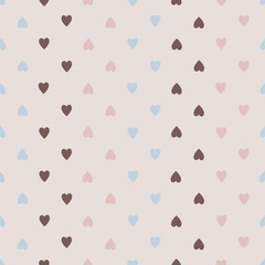Vector seamless pattern. It was created to give love and tenderness. This pattern will easily become part of your project, design, or desktop decoration.