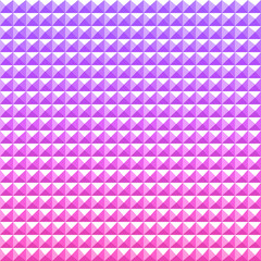 Purple, white, and pink square pyramid 3d tiles. Abstract seamless pattern. 3d pyramid pattern background.