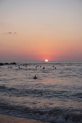 Obraz premium sunset on the sea