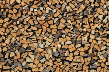 a lot of firewood background