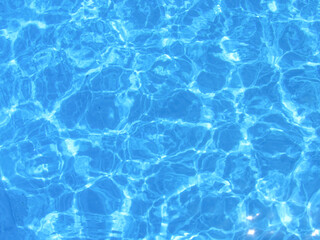 waves ripple on the sea water