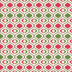Decorative festive gift wrap seamless print pattern