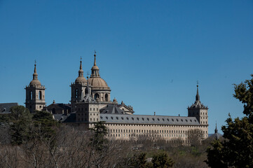 Fototapeta na wymiar Panoramic view of San Lorenzo del Escorial