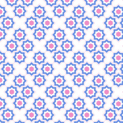 Modern seamless repeat print pattern