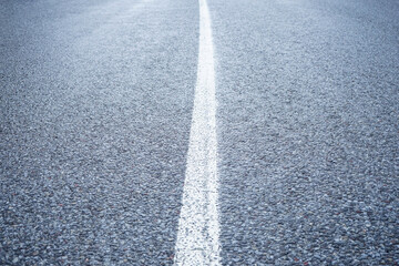 Road asphalt marking.