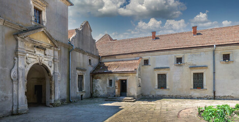 Fototapeta na wymiar Svirzh Castle in Lviv region of Ukraine