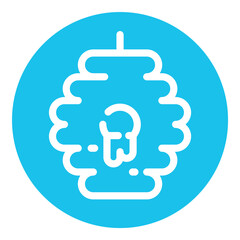 Hive Flat Icon Isolated On White Background
