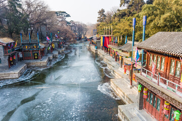 Landmark in the historic center of Beijing, capital city of China