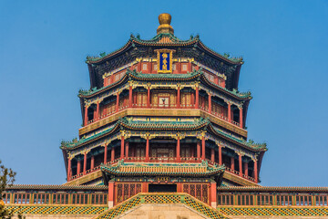 Obraz premium Beautiful view of the Summer Palace of Beijing, China