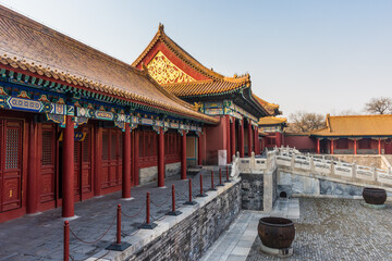 Amazing view of the Forbidden City of Beijing, China