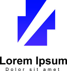 minimalist logo gradient purple blue for company group and your bussinies branding 