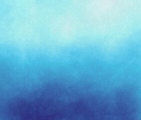 Blue white gradient watercolor background abstract  cloudy texture with inky purple bottom and light sky blue bright top