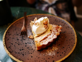 piece of cake stile life - dessert food close up