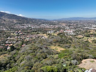 Fototapeta na wymiar Aerial View of Escazu, San Jose, Costa Rica