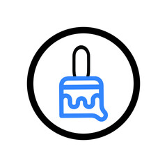 Obraz premium Brush painting or brush icon