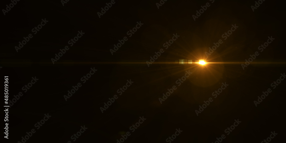 Wall mural lens flares for photography and anamorphic lens flare. beautiful digital light flare. abstract glowi