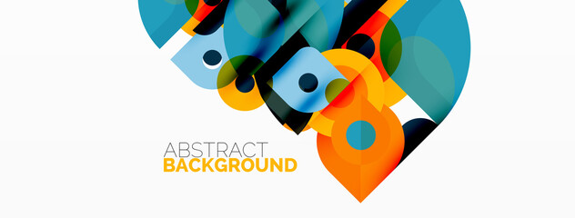 Colorful geometric pattern, minimal abstract background for wallpaper, banner, presentation