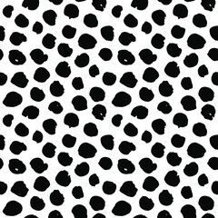 black and white dots background