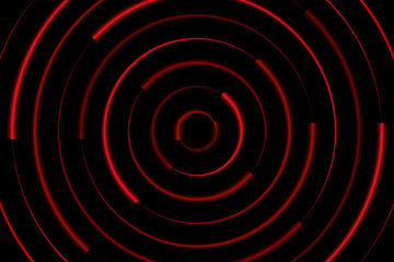modern tech neon light red color background template vector graphic