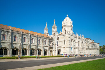 Obraz premium Jeronimos Monastery or Hieronymites Monastery