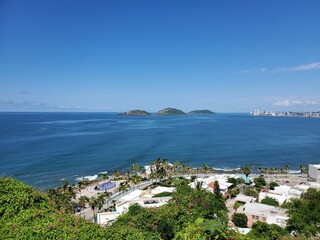 view of the sea from the sea