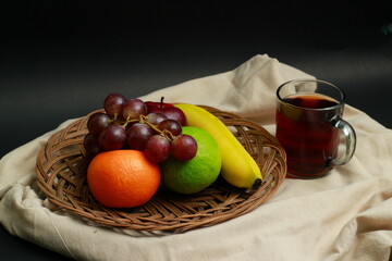 Photo of healthy food perfect for healthy food product, banner, background of healthy food product design, etc.