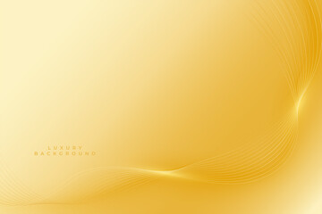 golden yellow background with wavy lines