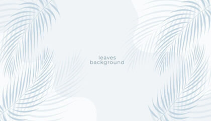 white nature leaves background design