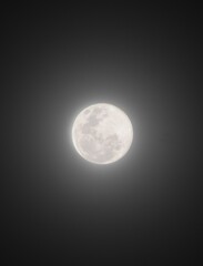 full moon in the night sky