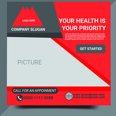 Modern Social Media Post Design Template 