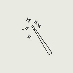 Magic_stick vector icon illustration sign