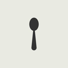 Spoon vector icon illustration sign