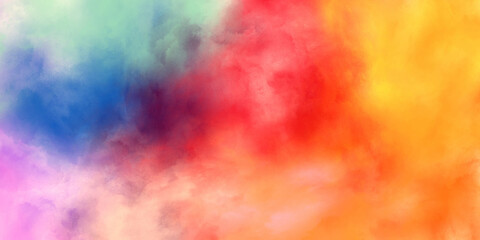 watercolor paper texture background, colorful sunset or Easter sunrise sky. Colorful watercolor grunge. abstract watercolor hand painted background. Multi color Grunge Design.