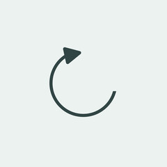 Reload vector icon illustration sign