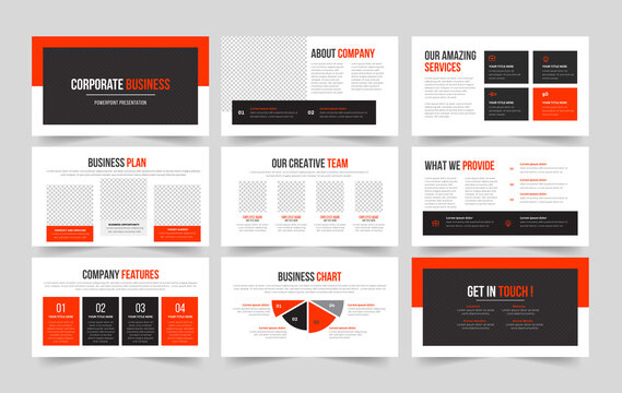 corporate agency Presentation PowerPoint Template, Business Presentation PowerPoint, Presentation PowerPoint Template 