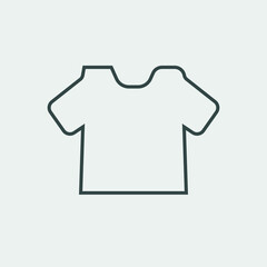 T_shirt vector icon illustration sign