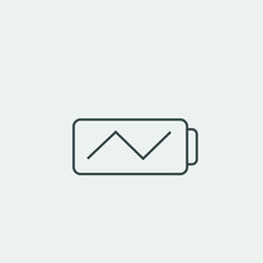 Battery_charging vector icon illustration sign