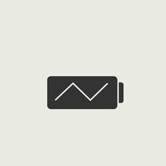 Battery_charging vector icon illustration sign