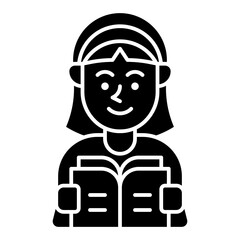 reader glyph icon