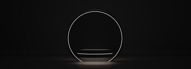 3d background color black abstract.