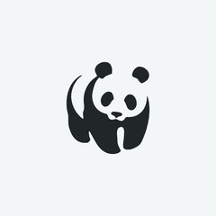 Bear vector icon illustration sign