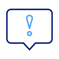  Alert message Isolated Vector icon which can easily modify or edit

