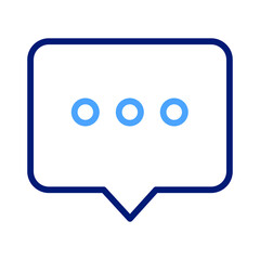 chat Bubble Isolated Vector icon which can easily modify or edit

