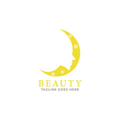 Obraz na płótnie Canvas beauty women face elegant logo design