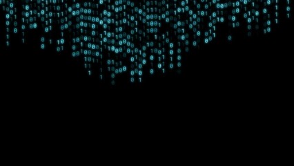 Cyberspace, technology concept animation (4K)