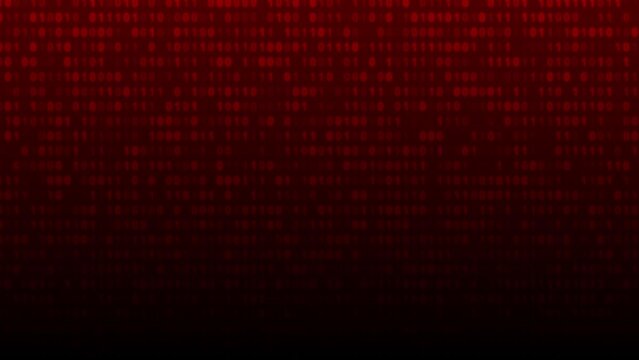 Cyberspace, technology concept animation (4K) | red