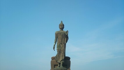 statue of buddha at phuttamonthon