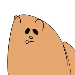 ポメラニアン　ディフォルメ　面白い